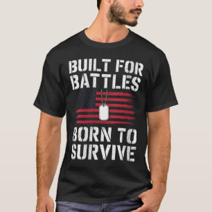 Camiseta Consciencialização do Ptsd Feminino Bandeira Ameri