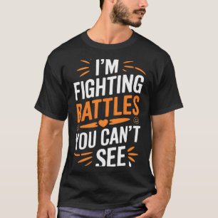 Camiseta Consciencialização dos homens depressão ansiedade