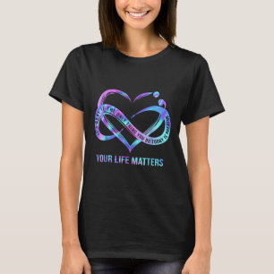Camiseta Consciencialização para a Prevenção do Suicídio Su