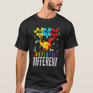 Camiseta Conscientemente Diferente Dinossauro Dino Conscien