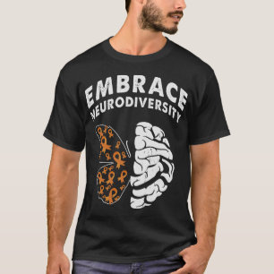 Camiseta Conscientes da consciência ADHD Embrulhem a neurod