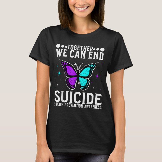 Camiseta Conscientização Apoio Prevenção Conscientização Mu (Frente)