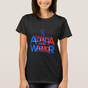 Camiseta Conscientização da Alopecia Sinais de Guerreiro de