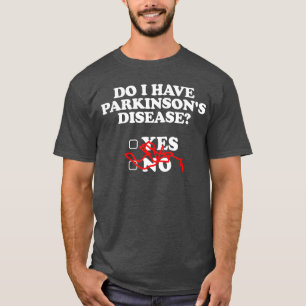 Camiseta Conscientização da Doença de Parkinson Sim Não Gue