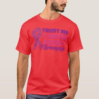 Camiseta Conscientização da FibromialgiaRoxo Fibromialgia f