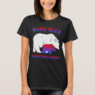 Camiseta Conscientização da Fibrose Pulmonar Mama Bear