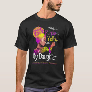 Camiseta Conscientização da Hepatite Autoimune Menina Amare