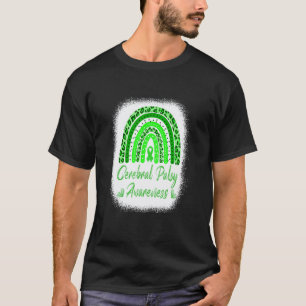 Camiseta Conscientização da Paralisia Cerebral Arco-íris De
