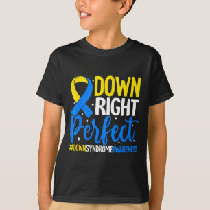 Camiseta Conscientização da Síndrome de Down Certa e Perfei