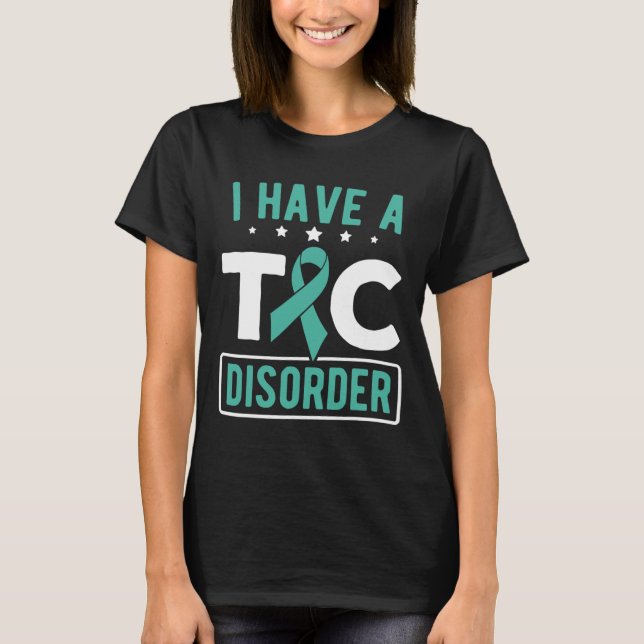 Camiseta Conscientização da Síndrome de Tourette Ticando Sí (Frente)