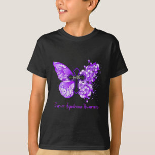 Camiseta Conscientização da Síndrome de Turner Borboleta Ro