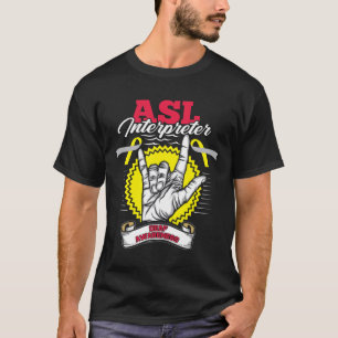 Camiseta Conscientização de Surdos Asl Surdez Perda Auditiv