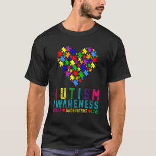 Camiseta Conscientização do Amor Paz Autismo Pop Brinquedo
