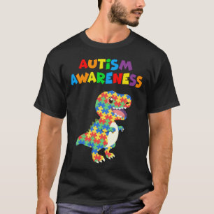 Camiseta Conscientização do Autismo 2023 Rex Dinossauro Fof