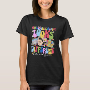 Camiseta Conscientização do Autismo A Comunicação É Diferen