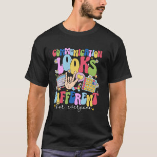 Camiseta Conscientização do Autismo A Comunicação É Diferen