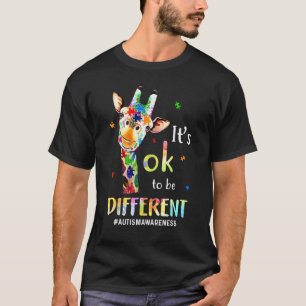 Camiseta Conscientização do Autismo Aceitação Mulheres Cria