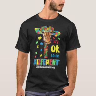 Camiseta Conscientização do Autismo Aceitação Mulheres Está