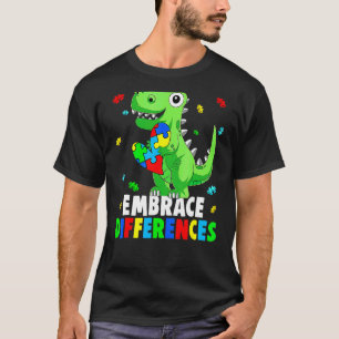 Camiseta Conscientização do Autismo Apoio Abrace Diferenças