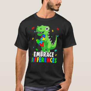 Camiseta Conscientização do Autismo Apoio Abrace Diferenças