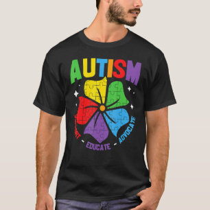 Camiseta Conscientização do Autismo Apoio Crianças com Auti