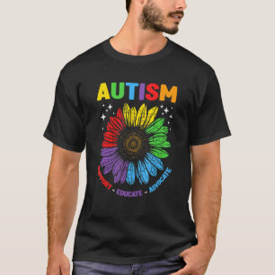 Camiseta Conscientização do Autismo Apoio Crianças com Auti