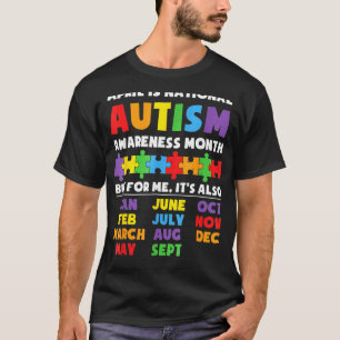 Camiseta Conscientização do Autismo Apoio Crianças com Auti