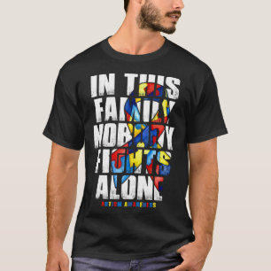 Camiseta Conscientização do Autismo Apoio Familiar Mãe Cons