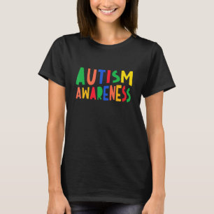 Camiseta Conscientização do Autismo Coração Suporte Mês Aut