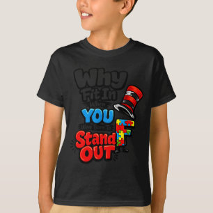 Camiseta Conscientização do autismo destaque citação médico