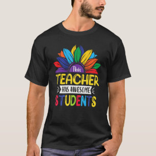 Camiseta Conscientização do Autismo Esta Professora Tem Alu