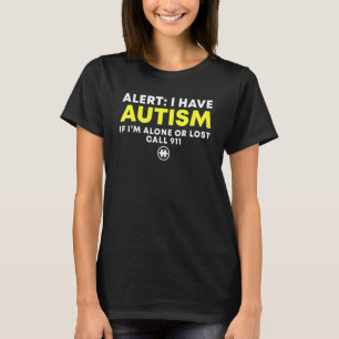 Camiseta Conscientização do Autismo Infantil Eu Tenho Auti