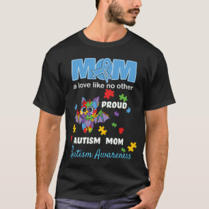 Camiseta Conscientização do Autismo Mãe Filhos Amor Materno