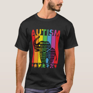 Camiseta Conscientização do Autismo Mãe Pai Pais Crianças A