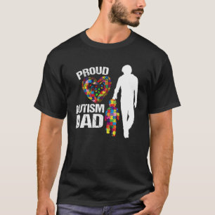 Camiseta Conscientização do Autismo Masculino Apoio Orgulho
