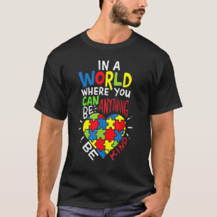 Camiseta Conscientização do Autismo Seja Gentil Gentileza