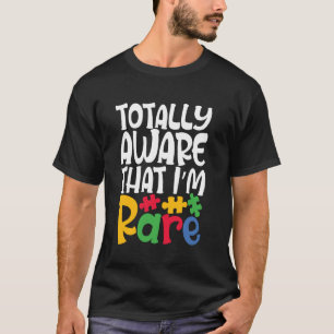 Camiseta Conscientização do Autismo Sou Raro Orgulhoso Cria