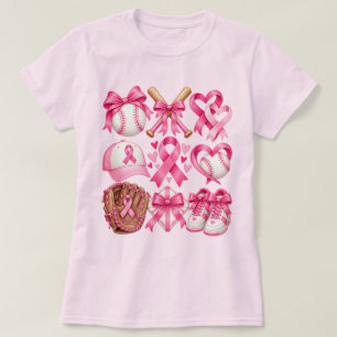 Camiseta Conscientização do Câncer de Mama Coquette de Beis