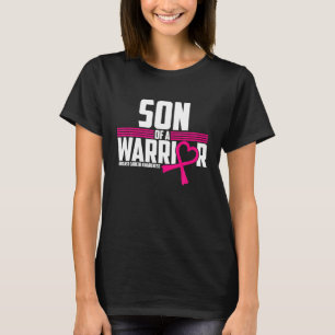 Camiseta Conscientização do Câncer de Mama Filho do Guerrei