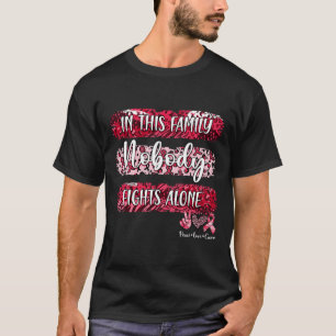 Camiseta Conscientização do Câncer de Sangue de Leopardo Ne