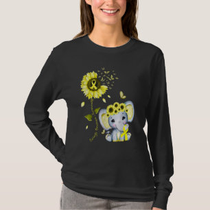 Camiseta Conscientização do Sarcoma de Ewings Amarelo Giras