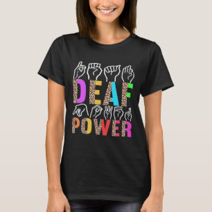 Camiseta Conscientização dos Surdos em Língua Americana de 