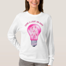 CAMISETA CONSCIENTIZAÇÃO E PREVENÇÃO DO CÂNCER DE MAMA