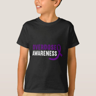 Camiseta Conscientização Laço Roxo Recuperação de Dependênc