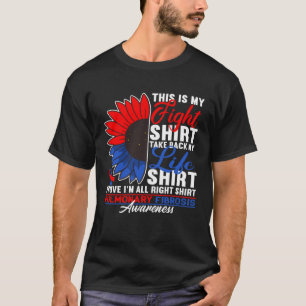 Camiseta Conscientização Luta Contra a Doença Pulmonar Fibr