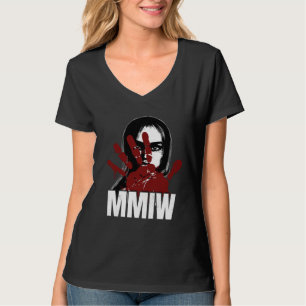 Camiseta Conscientização MMIW Irmãs Roubadas Mão Vermelha I