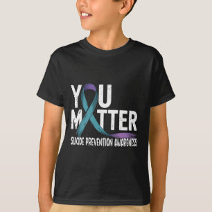 Camiseta Conscientização Prevenção Apoio Positivo Matéria