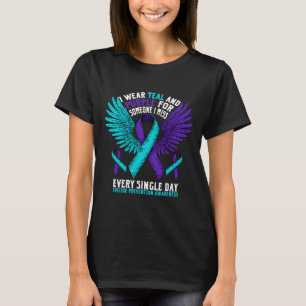 Camiseta Conscientização Prevenção Laço Roxo Saúde Mental