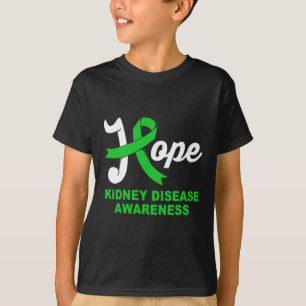 Camiseta Conscientização sobre a Doença Renal Hope Green