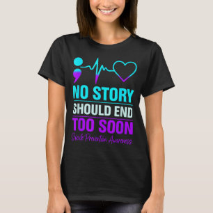 Camiseta Conscientização sobre a Prevenção para que a Histó